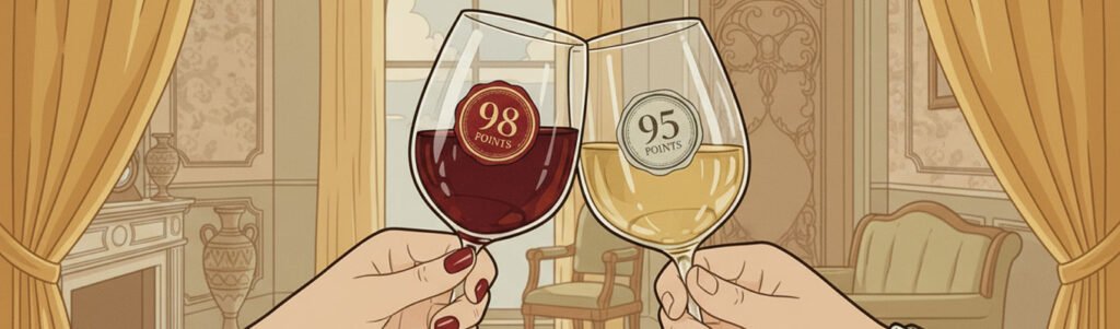Vinhos pontuados