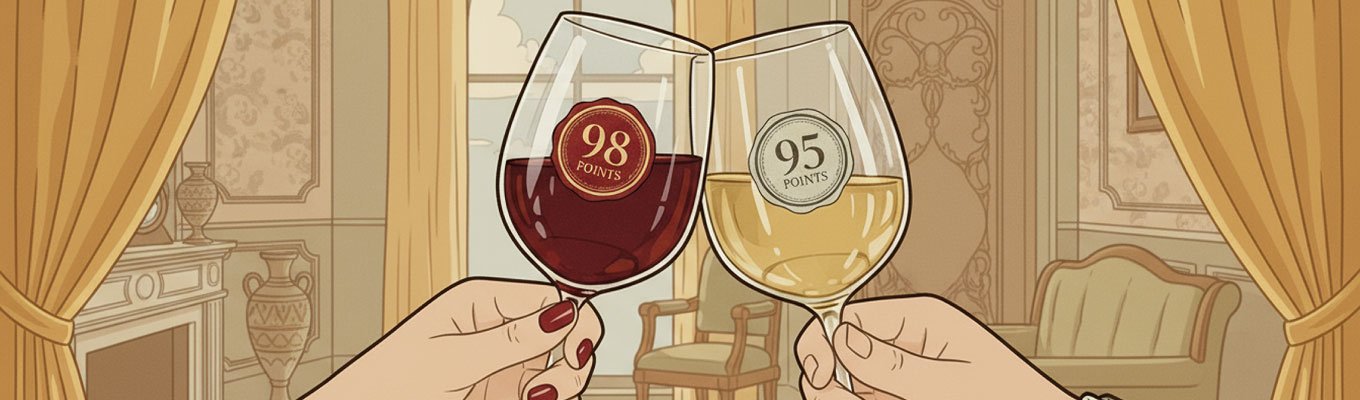 Vinhos pontuados